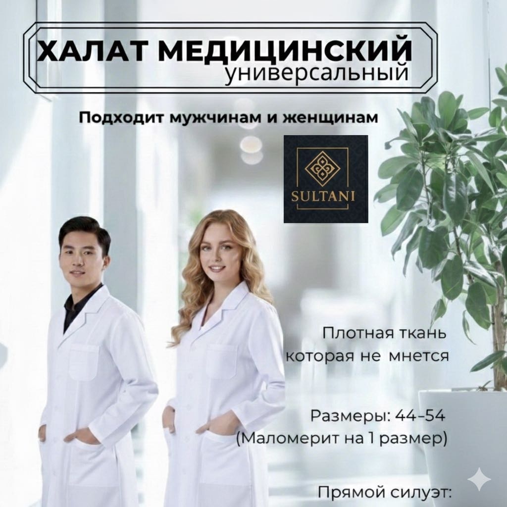 Спецодежда для женщин Sultani белый