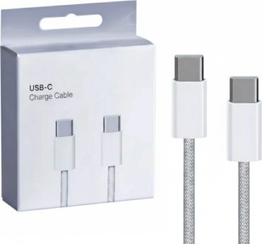 Кабель USB TypeC (M), 1 м, белый