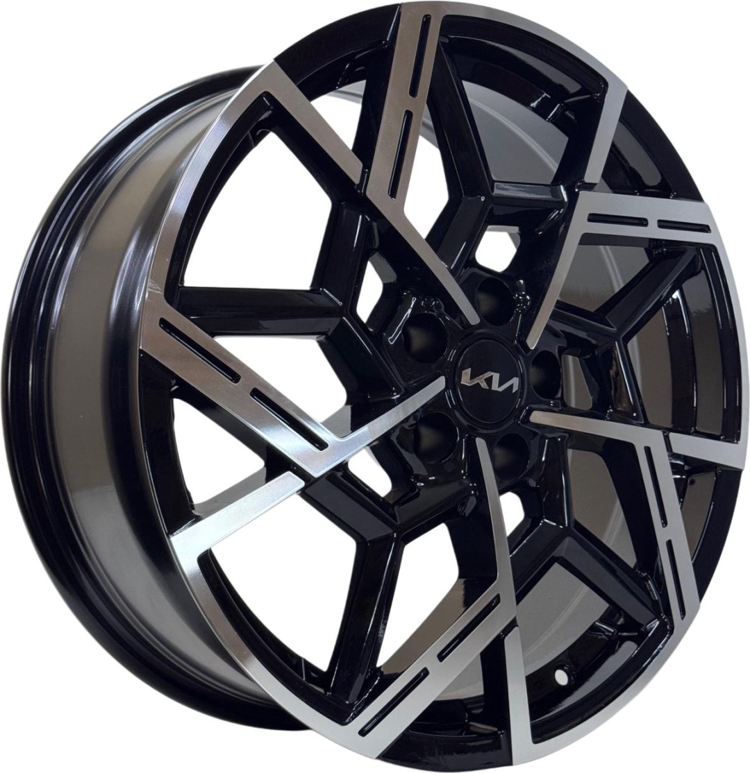 Wheels 1165DD 7.5x19/5x114.3 D67.1 ET45 4 диска черный, хром