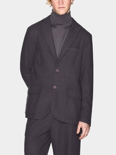 Пиджак однобортный Armani Exchange зеленый