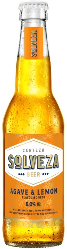 Solveza Agave & Lemon пивной напиток фильтрованное 6% 0.33 л