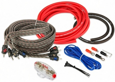 Комплект кабелей для усилителя Aura AMP-1404 4 х 4AWG