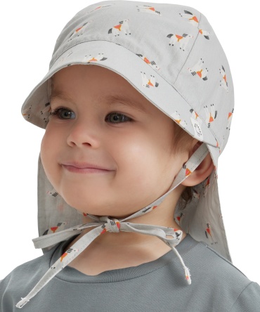 Панама BUBA KIDS Лошадки серый 50