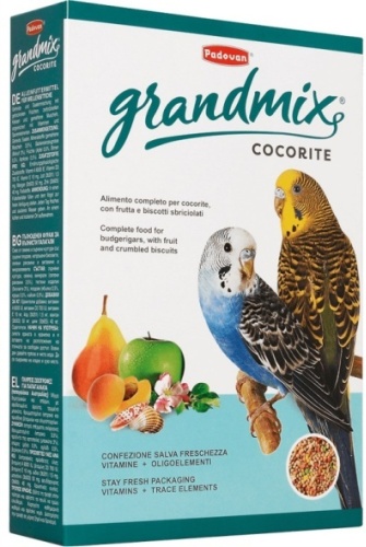 Padovan Grandmix Cocorite для волнистых попугаев 400 г