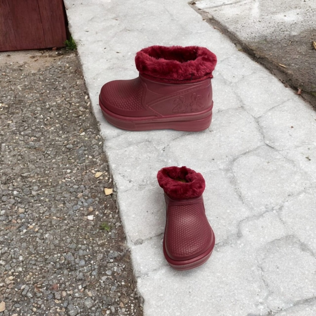 Галоши бордовый