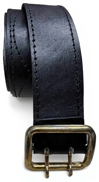 Ремень LBD натуральная кожа 135 см черный