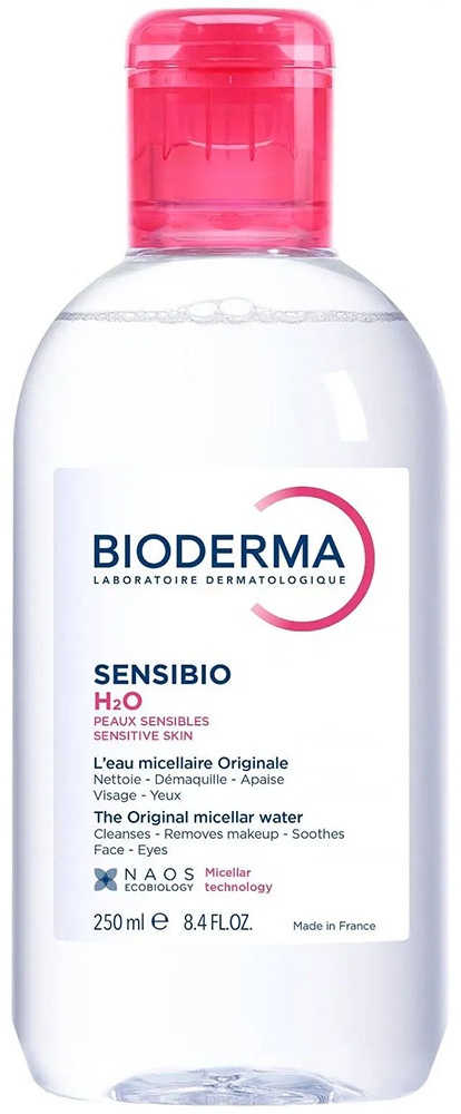 Bioderma Sensibio H2O Micellar Water Makeup Remover мицеллярная вода 250 мл