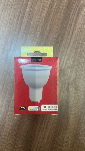 Лампочка 10W GU10, светодиодная, теплый белый