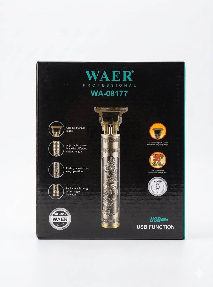 Waer машинка для стрижки WA-08177 золотой