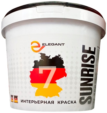 Elegant акриловая Sunrise-7 4 л, белый цвет