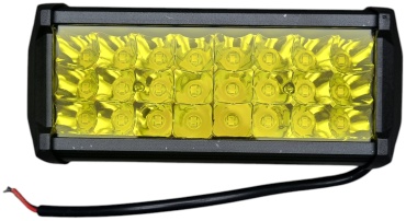 LED светодиодная балка 3R 165*60*75мм (24 диода 72W 9-32V) 72 Вт прямоугольная