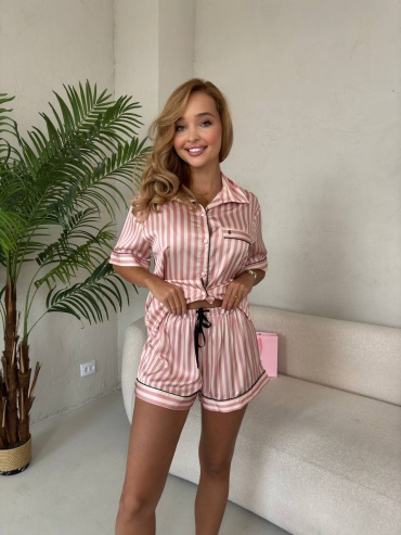 Пижама Lovesione lingerie белый, пудра