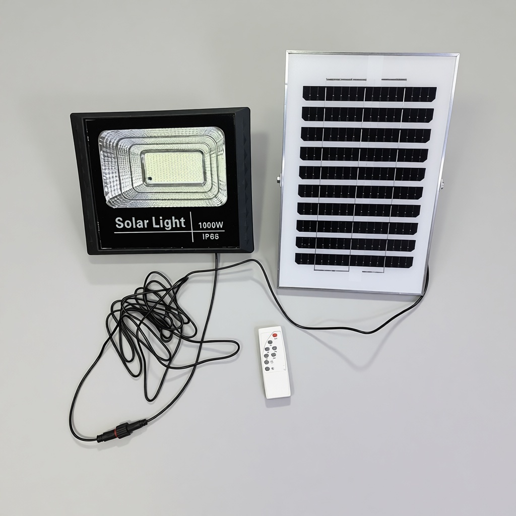 Прожектор на дуге крепления Solar light 1000 Вт, холодный белый