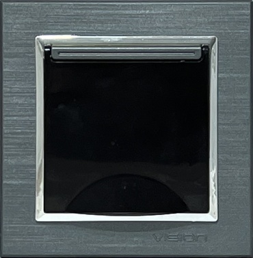 Розетка ETO Vision LUX 601-1100-218, серый