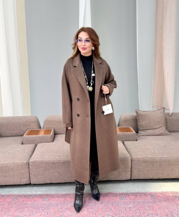 Пальто MaxMara темно-бежевый