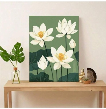 Araystudio.kz модульная картина Цветы 50x70 см