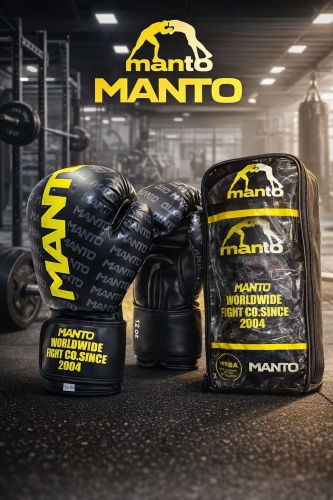 Боксерские перчатки Manto 10 oz черный