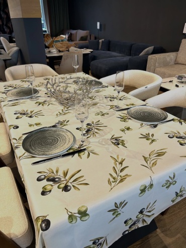 Скатерть Maryam decor & textile 230x140 см, хлопок, дак, 1 шт