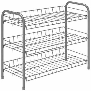 Обувница Nika 66x28x52 см, металл