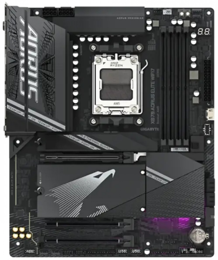 Материнская плата GIGABYTE X870M AORUS ELITE WF7