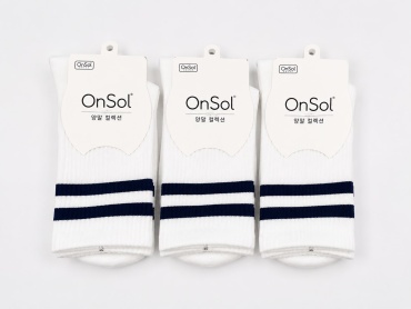 Носки OnSol 3 пары черный, белый 36-41