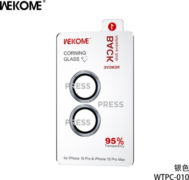 Стекло WEKOME для Apple iPhone 16 WTPC-010 серебристый