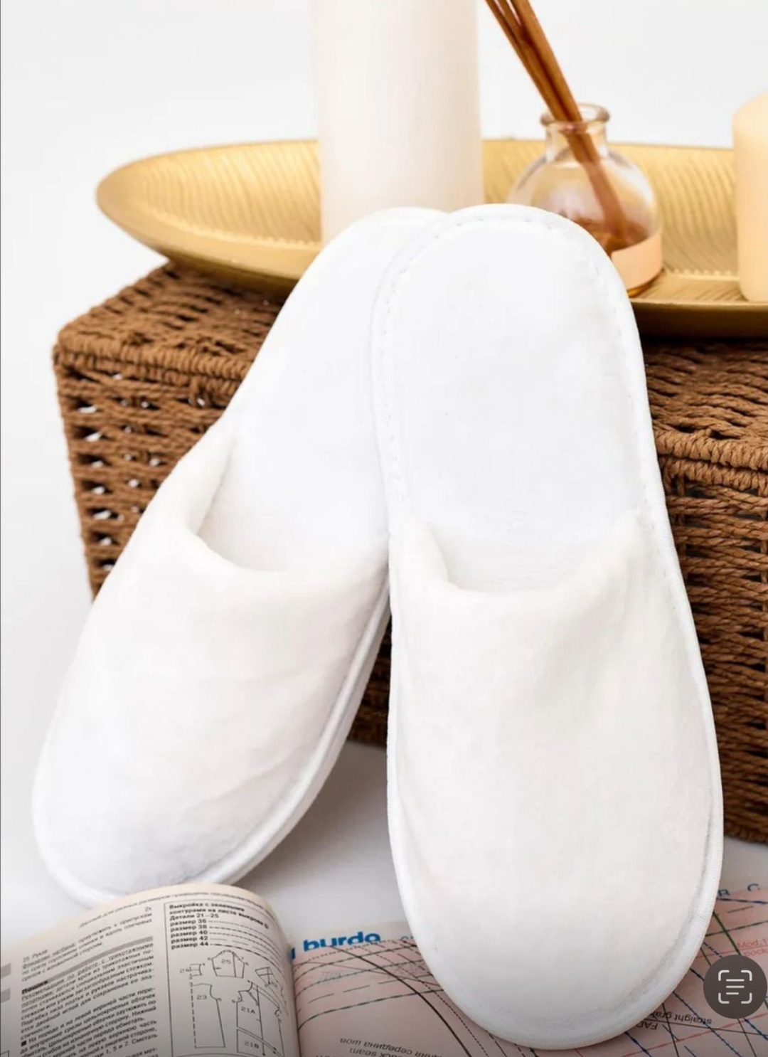 Тапочки для педикюра 37-43 50 шт