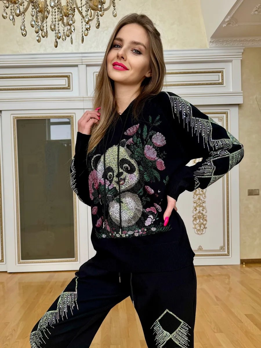 Спортивный костюм черный