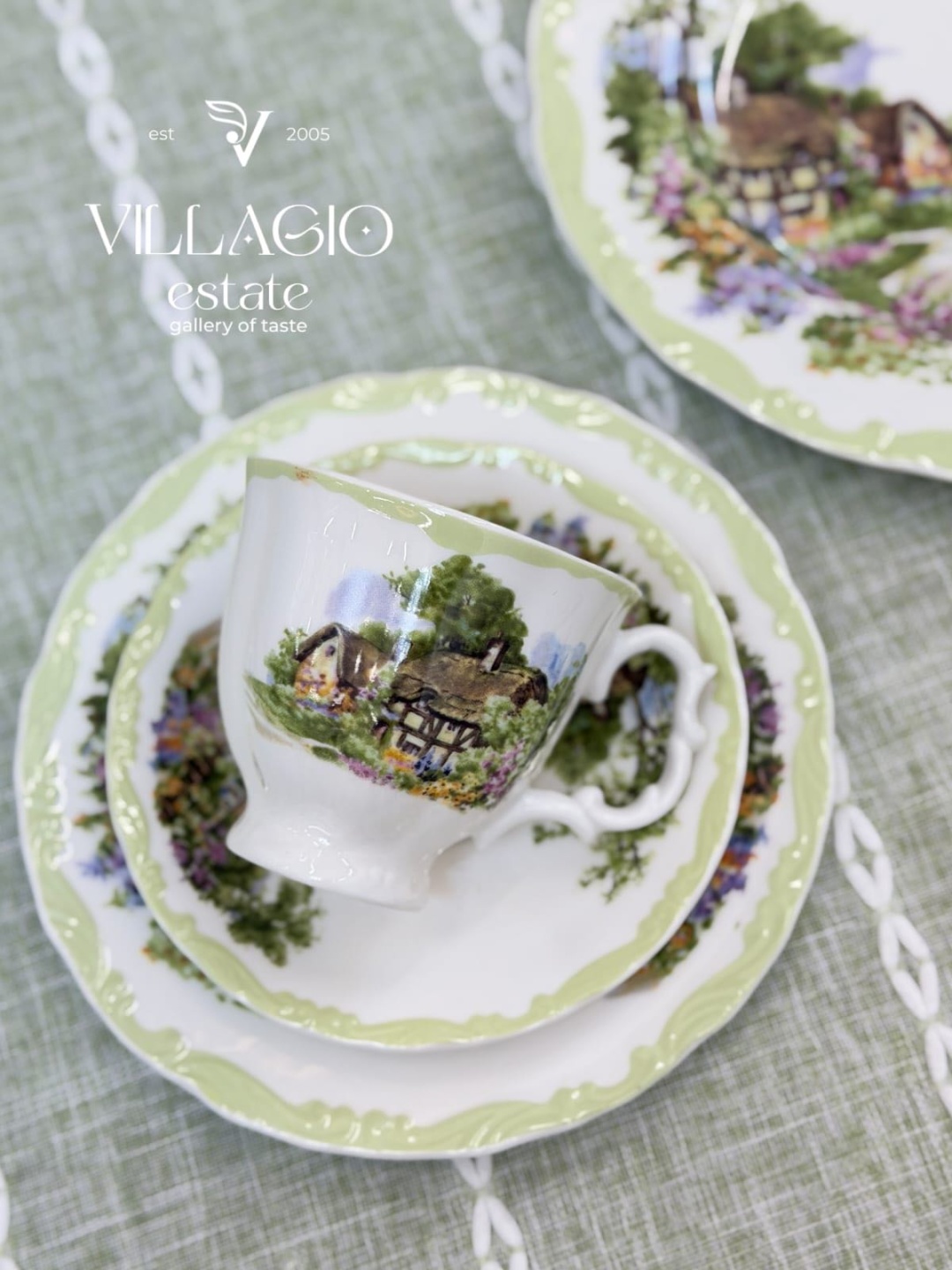 Сервиз на 6 персон VILLAGIO 32/22, предметов: 32, чайно-столовый, фарфор, костяной фарфор