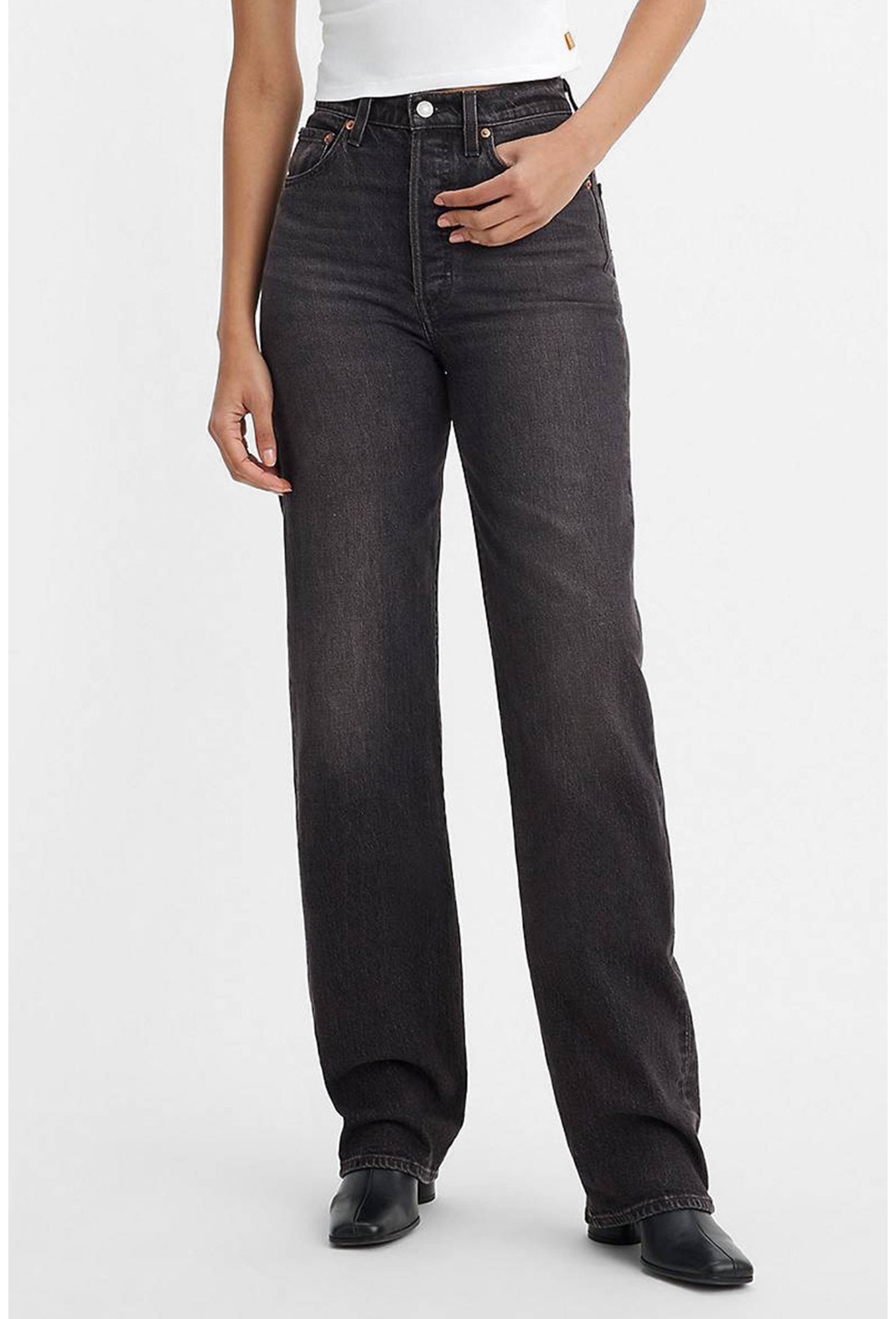 Джинсы прямые Levis черный