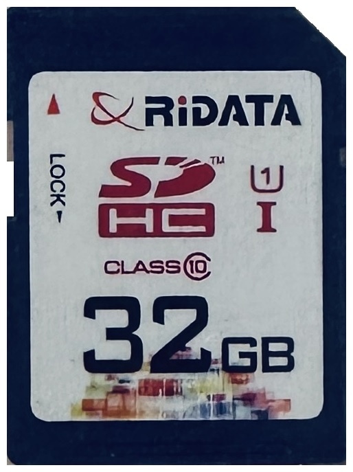 Карта памяти Ridata Secure Digital HC SDHC32U1 32 Гб