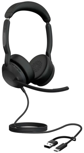 Наушники Jabra Evolve2 50 USB C/A MS Stereo черный