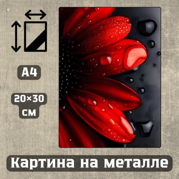 Sequoia VERS картина Картина на металле а4 Современный стиль Арт-тема 20*30см 20x30 см