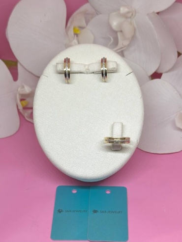 SAR JEWELRY Nokimam_B_04_055_10521_18 вес 4.2 г золото, бриллиант
