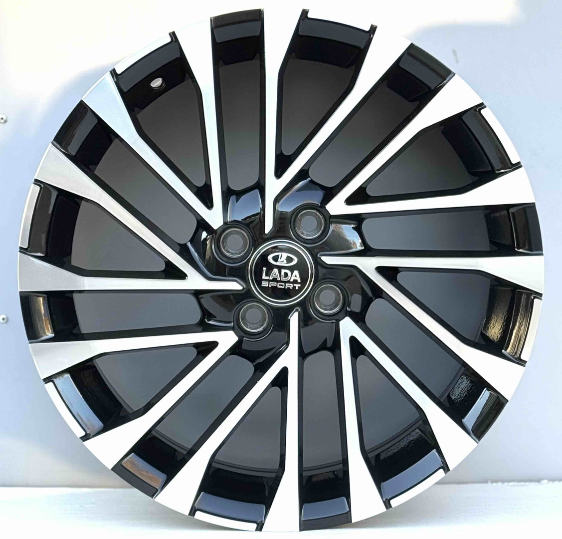 RNO 1373 6.5x17/4x98 D58.6 ET33 4 диска черный, серебристый