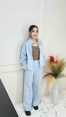 Спортивный костюм Swan fashion голубой