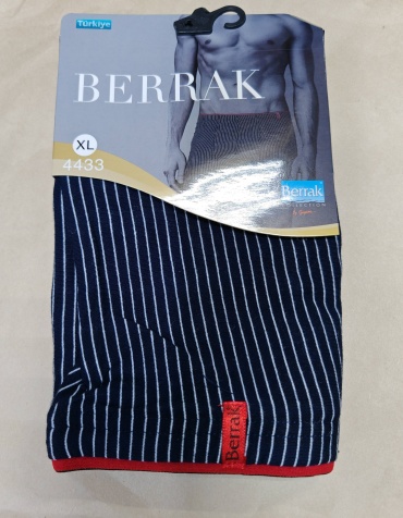 Боксеры Berrak белый, темно-синий