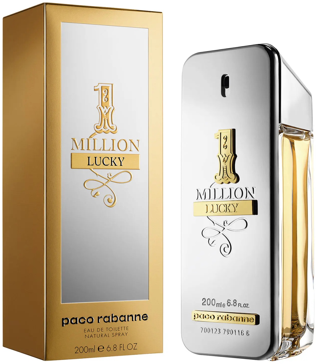 Paco Rabanne 1 MILLION LUCKY туалетная вода EDT 200 мл, для мужчин