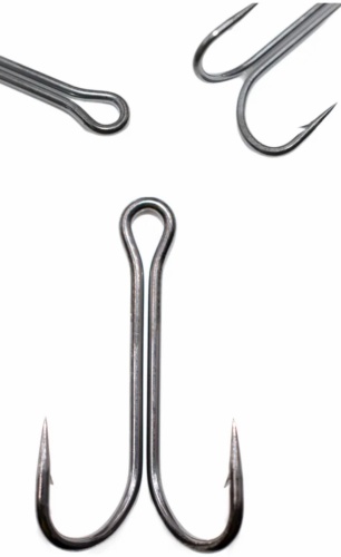 Крючок для рыбалки Narval Double Hooks двойной черный 10 шт