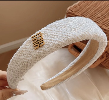 HandMade ободок украшение 1 шт, белый