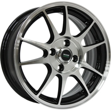 WorldWheels Megami MGM-5 bkf 6x15/4x100 D54.1 ET46 4 диска графит, серый, черный