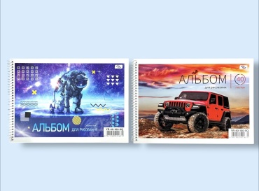Альбом YR YR-40-100 A4 40 листов