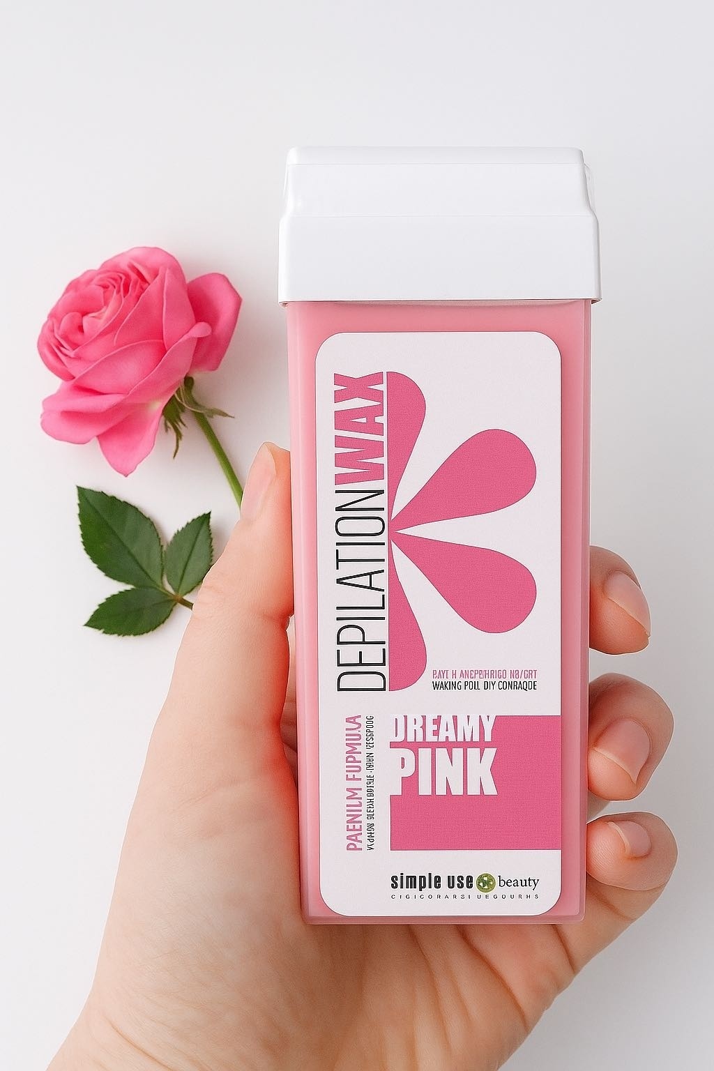Воск Simple Use Beauty Pink Tio2 плотность плотная в картридже 100 мл