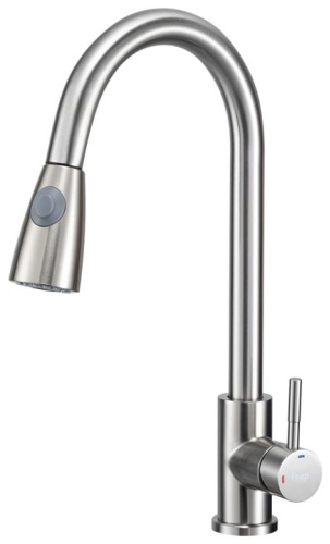 Смеситель для кухни Frap F60991-5, латунь, цвет сатин