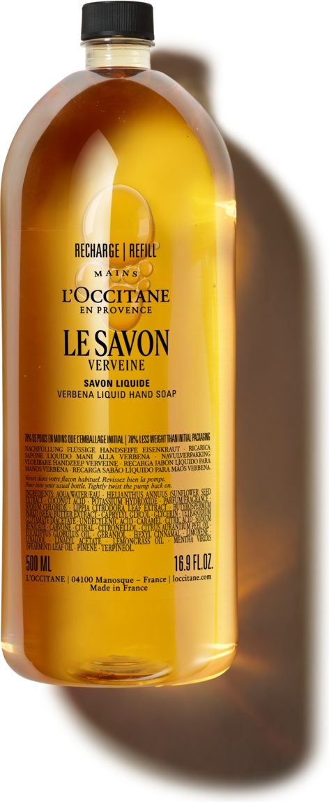 Жидкое мыло туалетное L'Occitane Жидкое мыло Карите и Вербена, в новой экологичной упаковке 1 шт