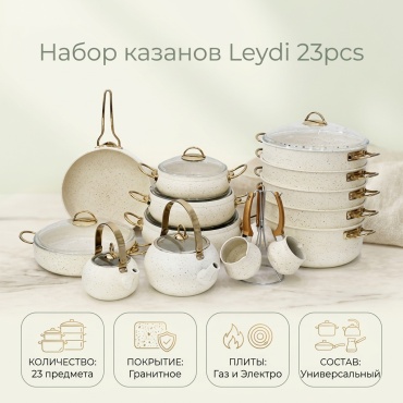 Набор казанов Leydi 23 в 1