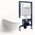 Crapper&amp;Co унитаз с инсталляцией Cetus Q-The Classic White 7001, санфарфор