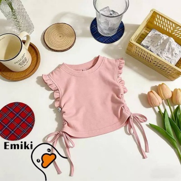Футболка Emiki розовый, пудра