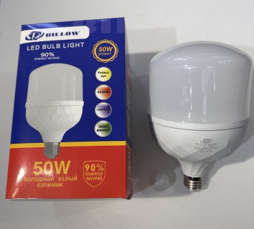 Billow 50W E27, светодиодная, холодный белый