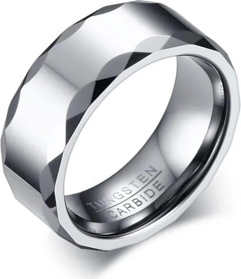 Кольцо CREO jewelry KF-183/13 размер 17 вольфрам, без вставок, серебристый